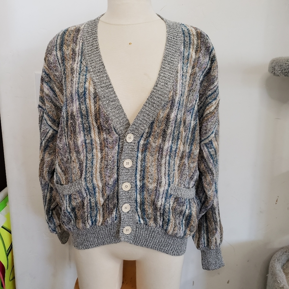 Vintage cardigan grandpa sweater